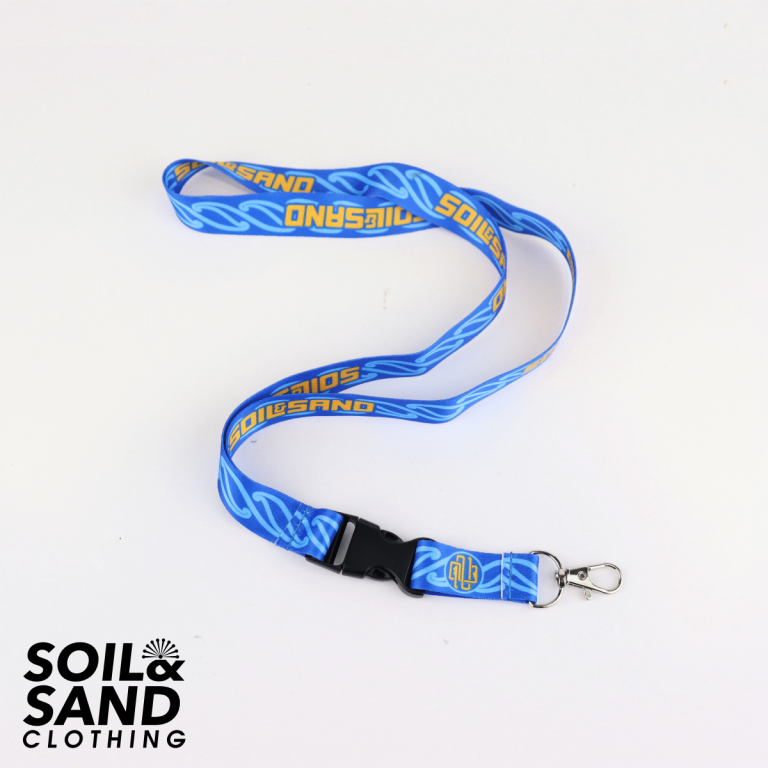 Blue Lanyard Soil and Sand
