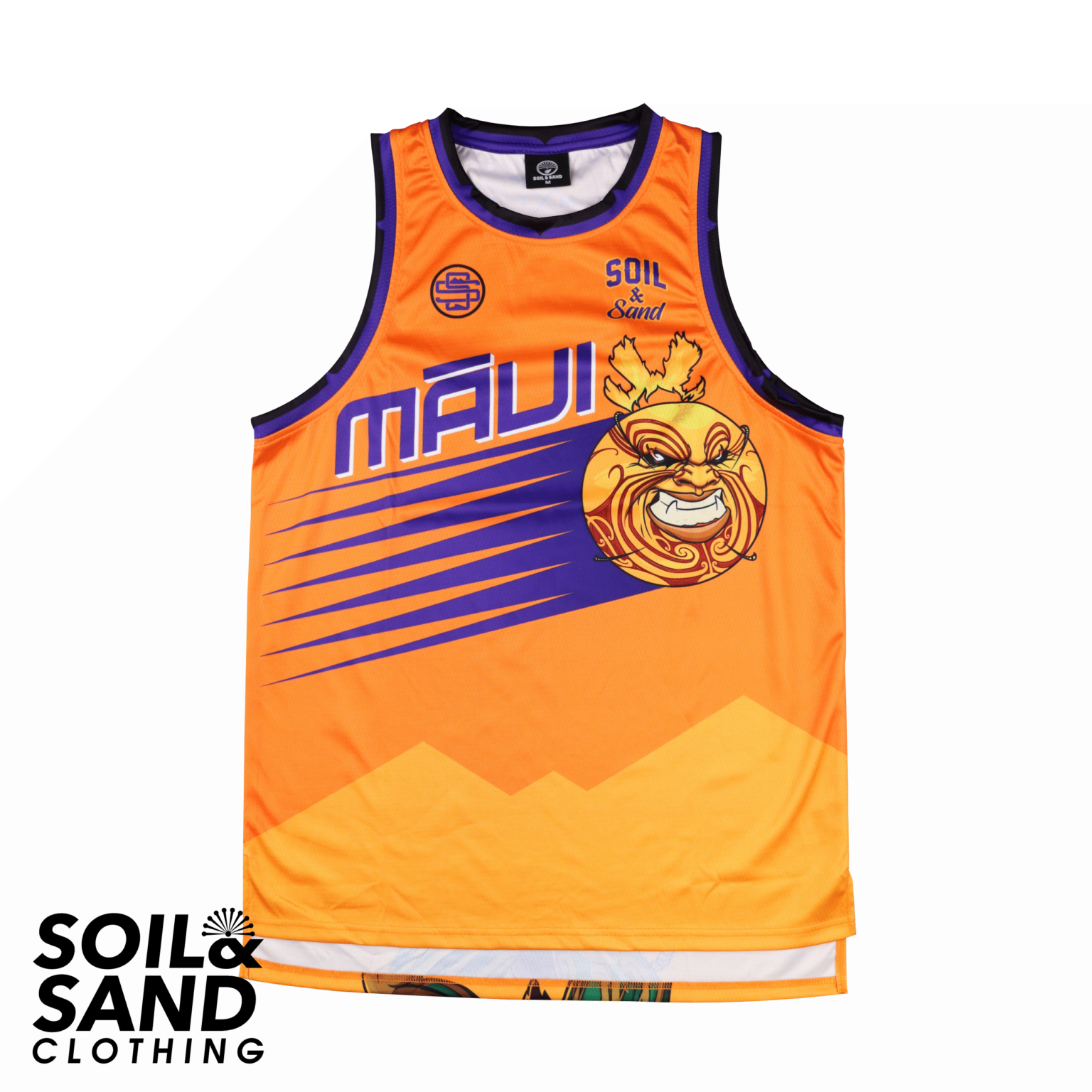 M ui singlet orange soil and sand