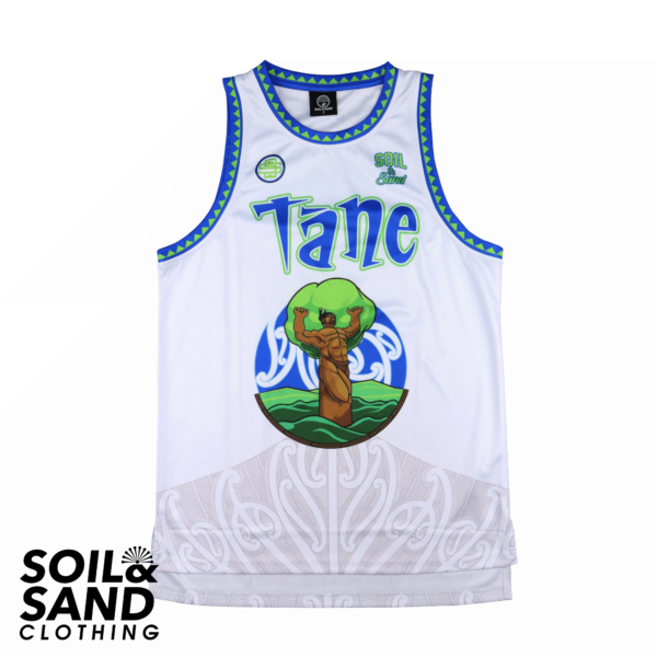 Tāne Mahuta Singlet - White