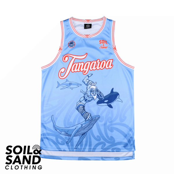 Tangaroa Singlet - Light Blue