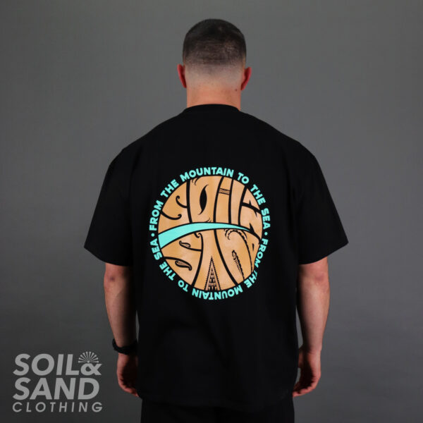 Boxed Itched Tee - Black - Image 5