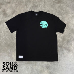 Boxed Itched Tee - Black
