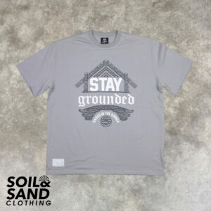 Boxed Grounded Tee - Smoke Grey