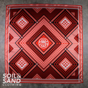 Pātiki Scarf - Red