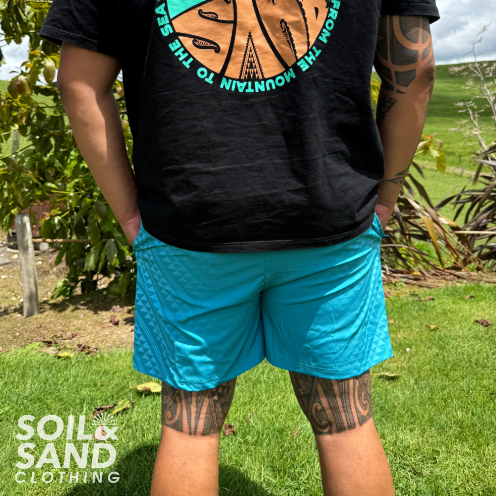 Tide Shorts - Teal - Image 4