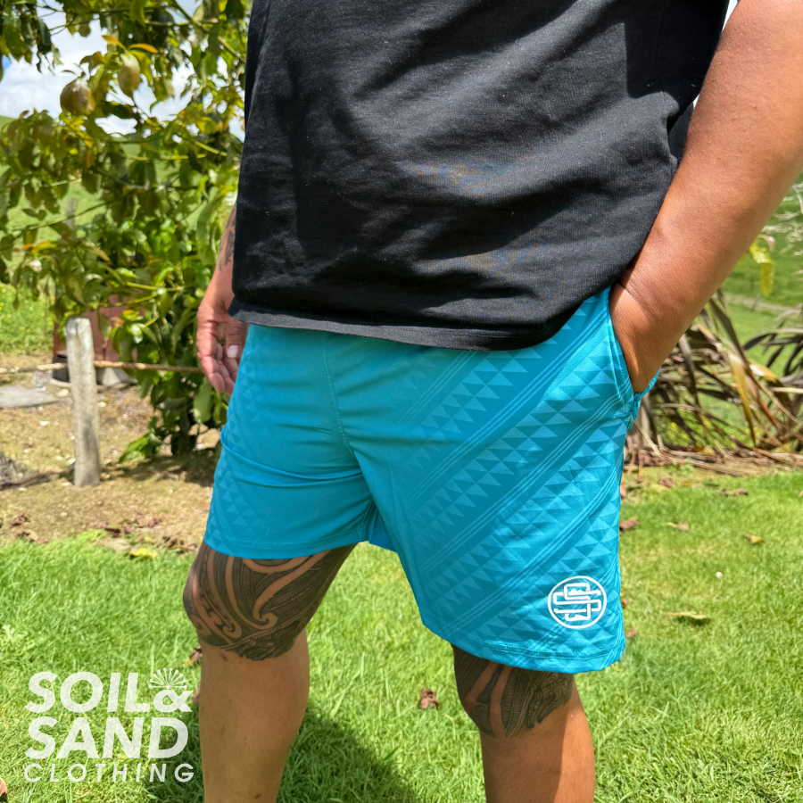 Tide Shorts - Teal - Image 3
