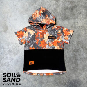 Kids Origin Short Sleeve Hood - Autumn